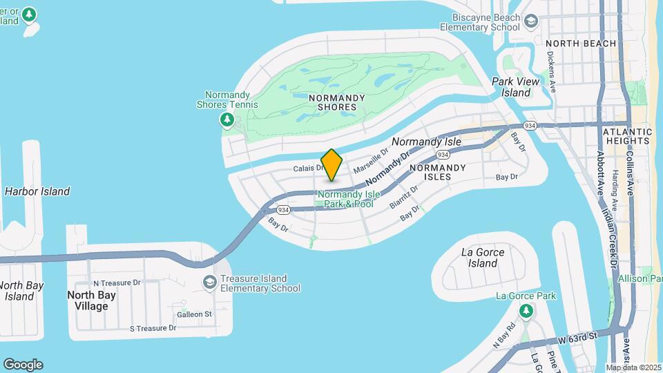 1765 Normandy Dr Map and Location Details