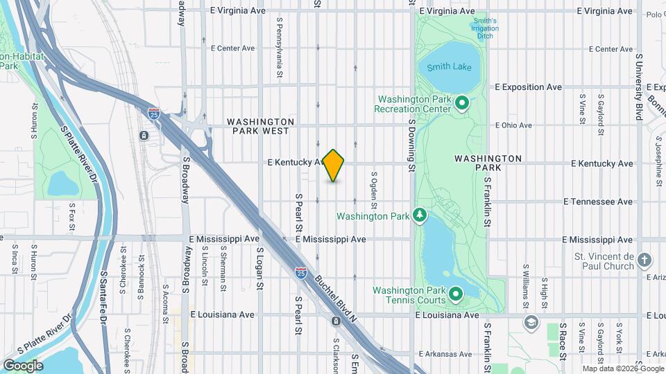 965 S Clarkson St Mapa y Detalles de la Ubicación