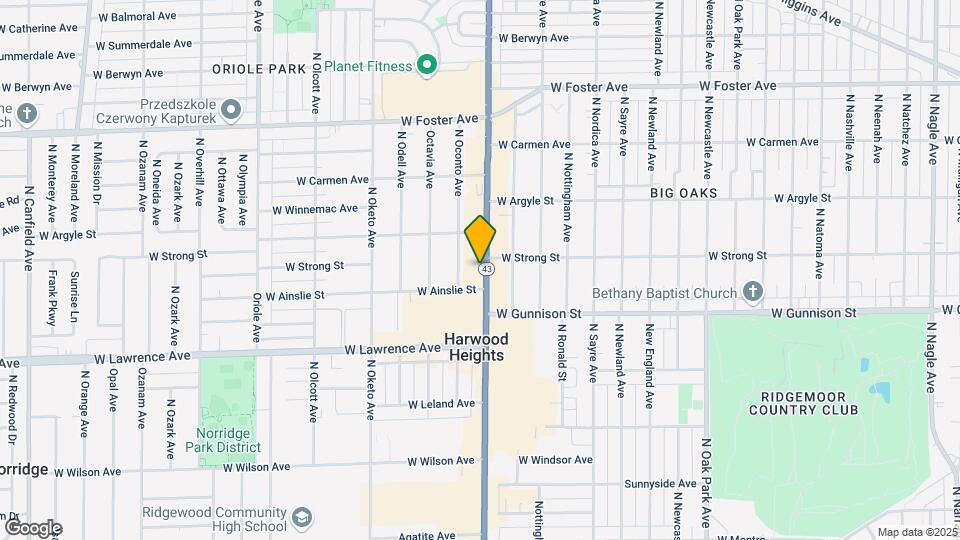 4916 N Harlem Ave Mapa y Detalles de la Ubicación