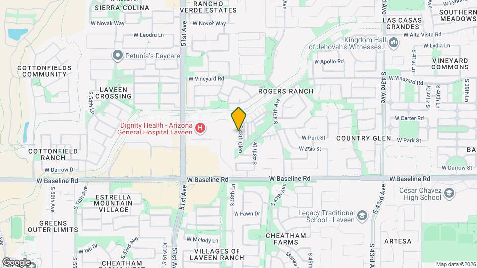 7226 S 48th Glen Map and Location Details