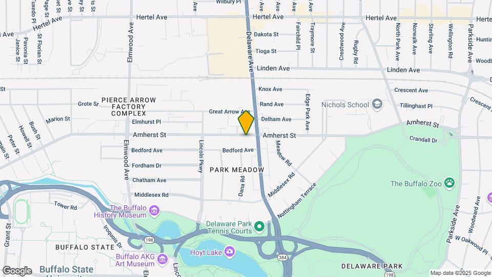 965 Amherst St Map and Location Details
