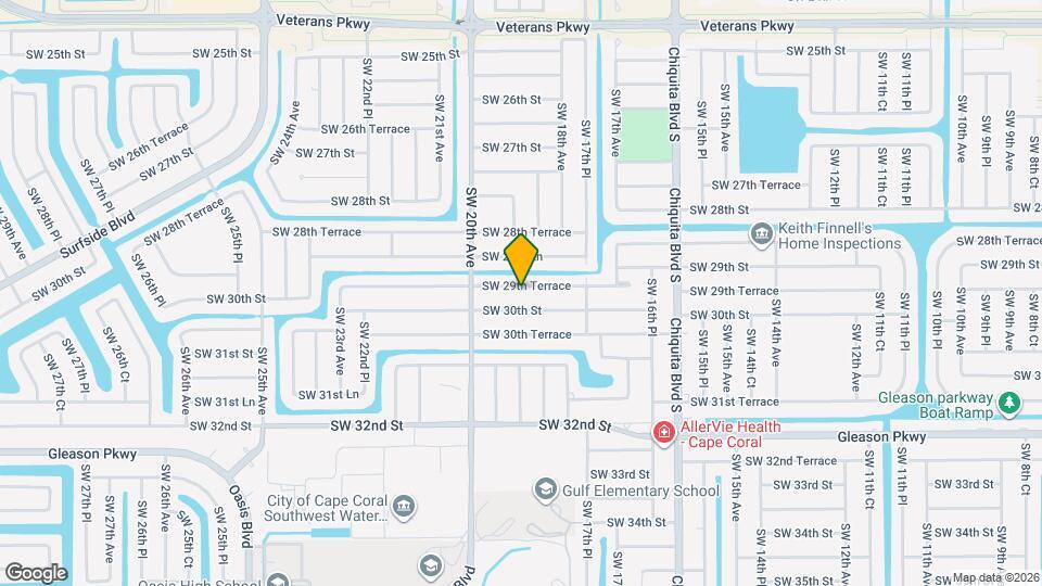 1824 SW 29th Terrace Map and Location Details