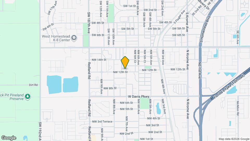 1205 NW 7th Ave Map and Location Details