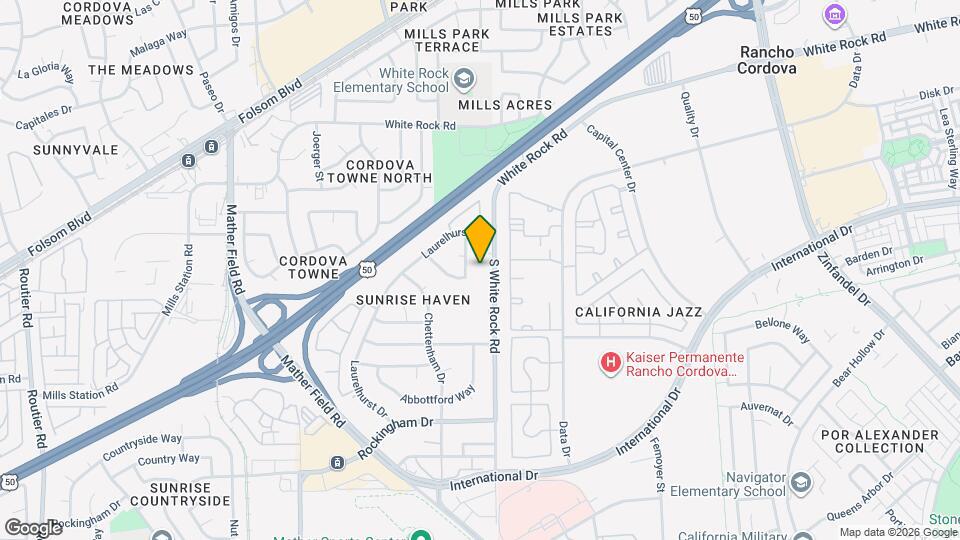 10387 S White Rock Rd Map and Location Details