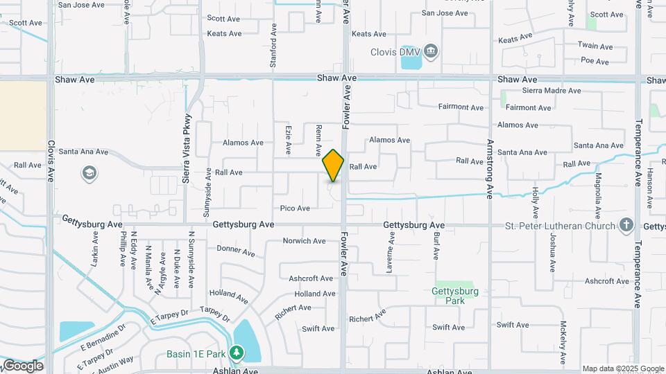 2560 Fowler Ave Map and Location Details