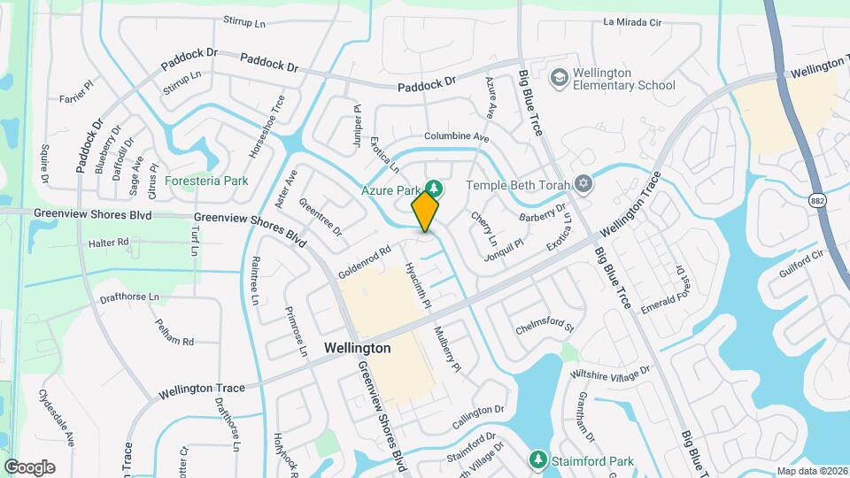1033 Goldenrod Rd Map and Location Details