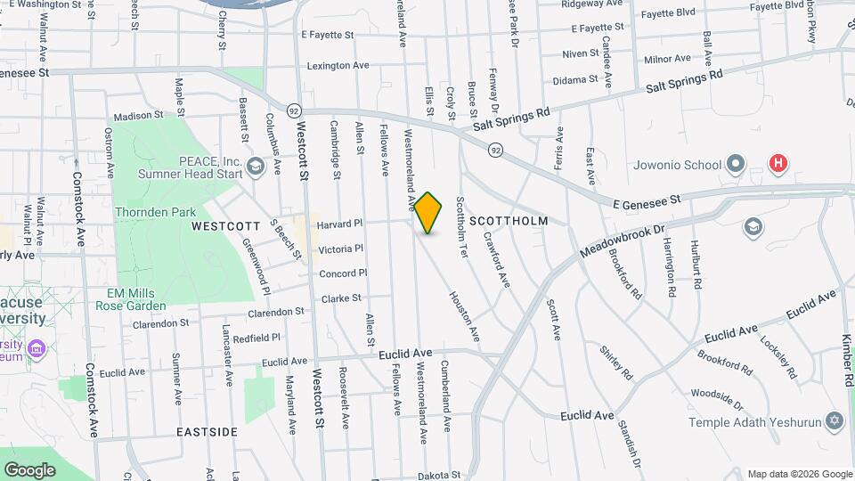 123-125 Houston Ave Map and Location Details