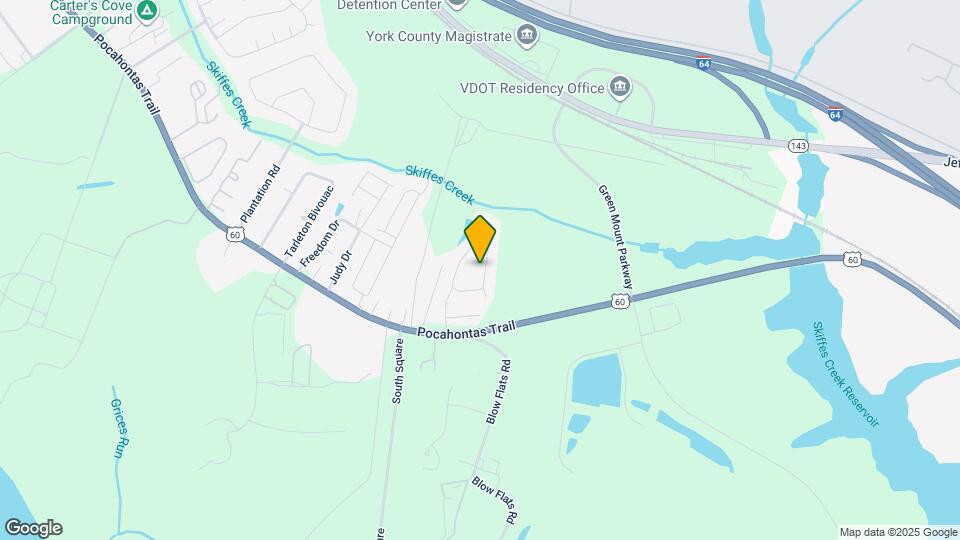 1649 Skiffes Creek Cir Map and Location Details