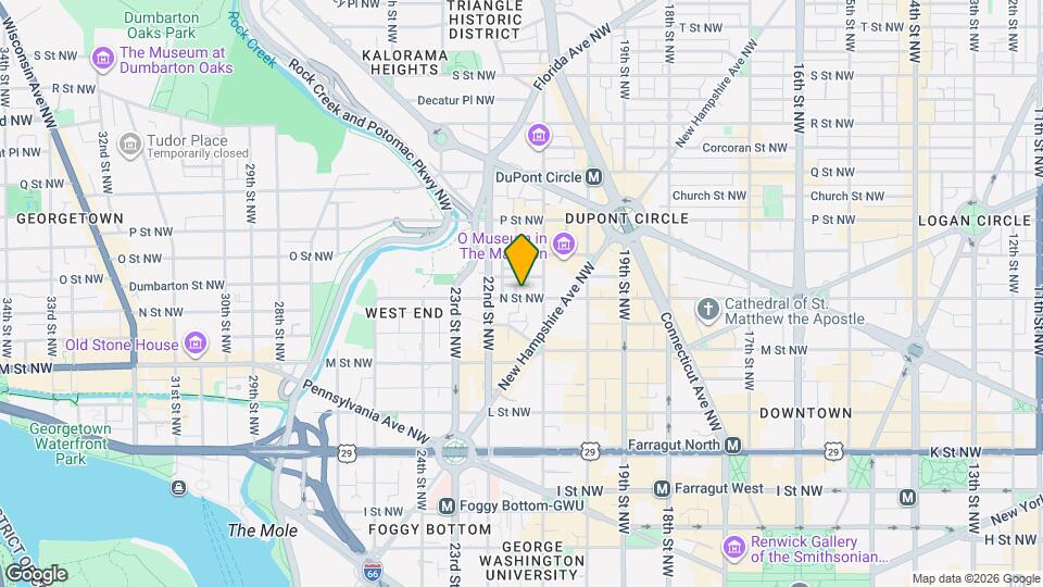 2139 N St NW Map and Location Details