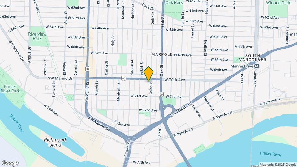 8607 Osler St Map and Location Details