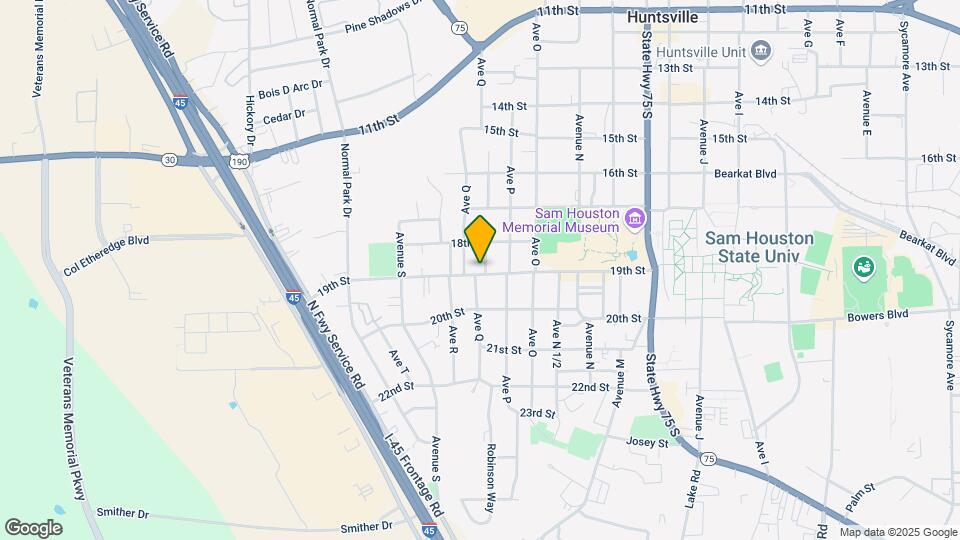 1702 19th St Map and Location Details