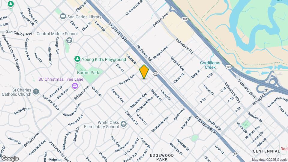 1373 Walnut St Mapa y Detalles de la Ubicación