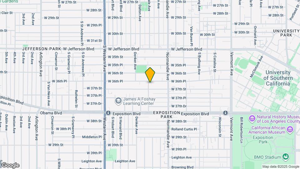 3660 Halldale Ave Map and Location Details