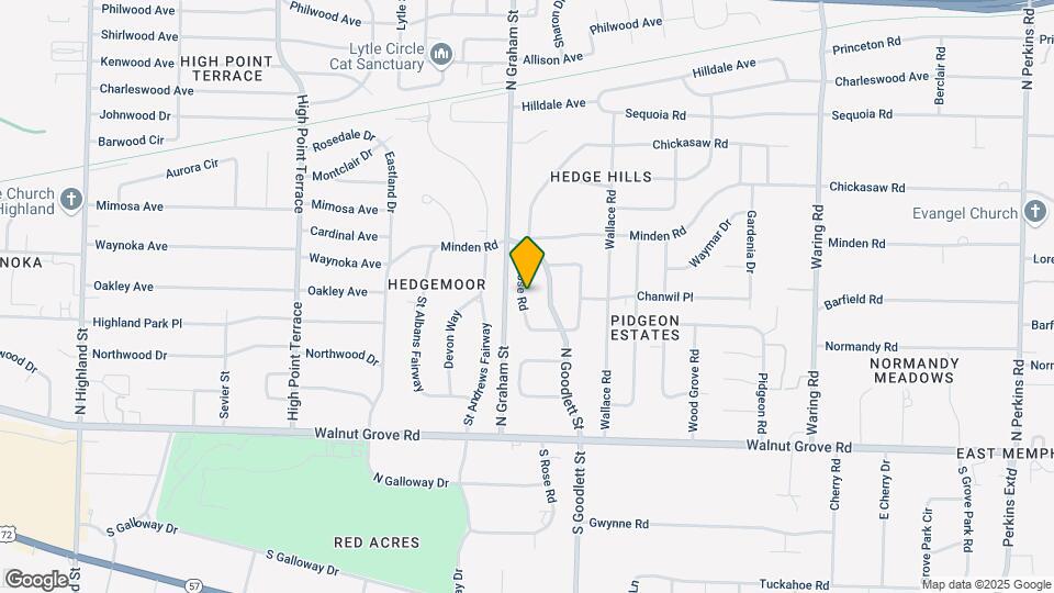 170 N Rose Rd Map and Location Details