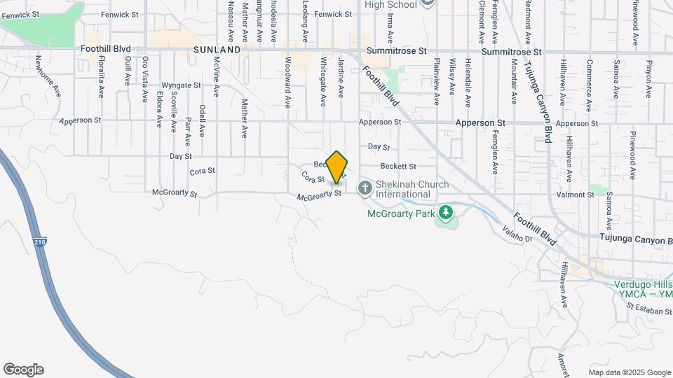 7843 McGroarty St Map and Location Details