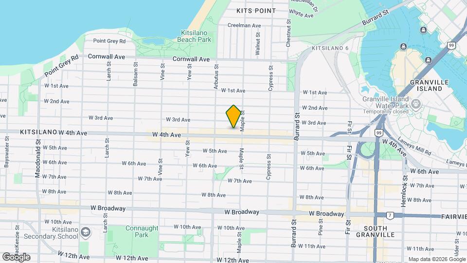 2023-2029 W 4th Ave Map and Location Details