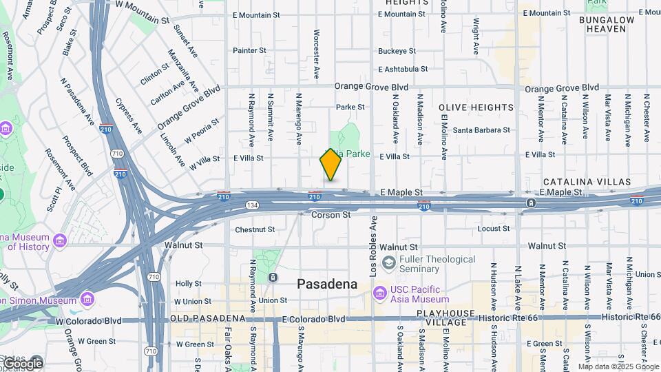 390 N Garfield Ave Map and Location Details