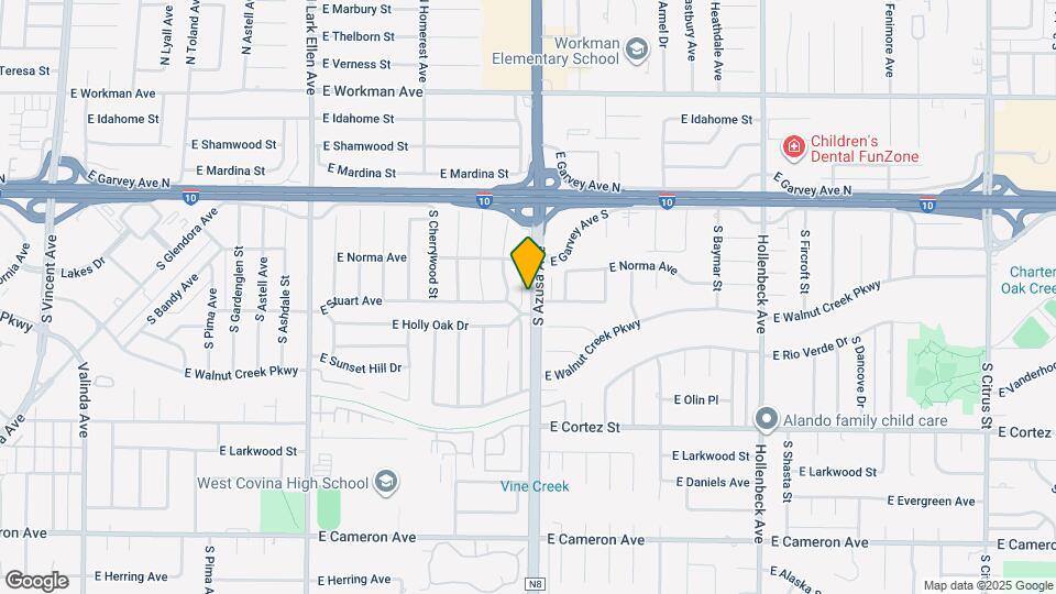 235 S Azusa Ave Map and Location Details