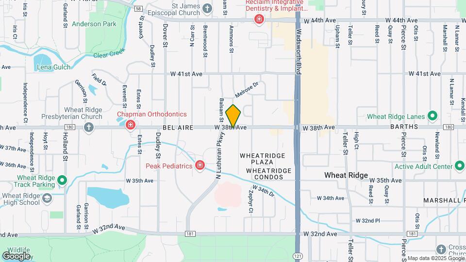 8070 W 38th Ave Map and Location Details