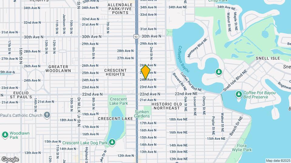 234 24th Ave N Map and Location Details