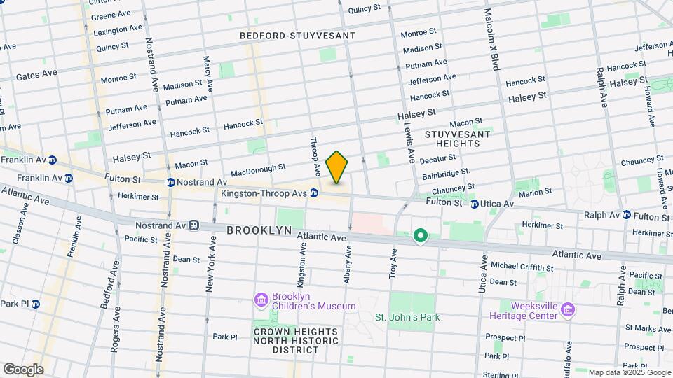 1549 Fulton St Map and Location Details