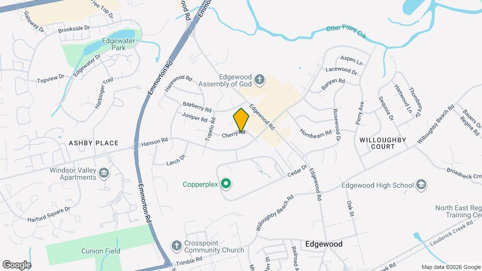 2019 Cherry Rd Map and Location Details