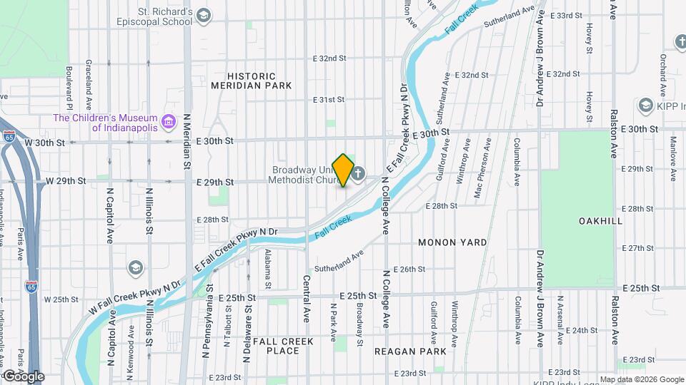 2822 N Park Ave Mapa y Detalles de la Ubicación