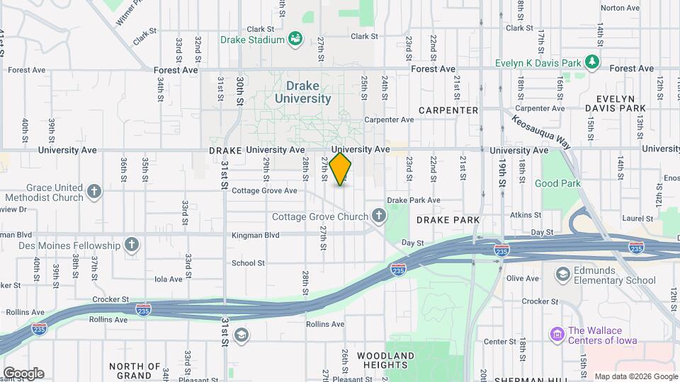 1118 26th St Map and Location Details