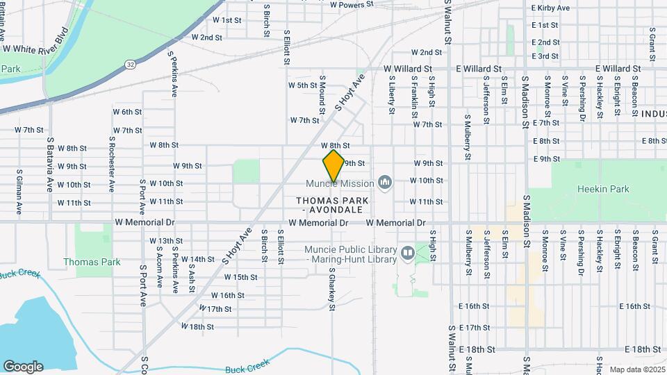 1710 S Gharkey St Map and Location Details