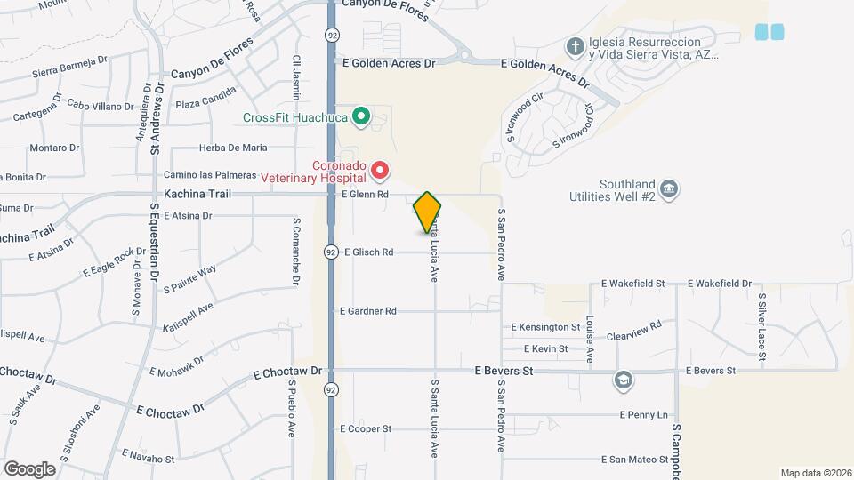 4413 E Glisch Rd Map and Location Details