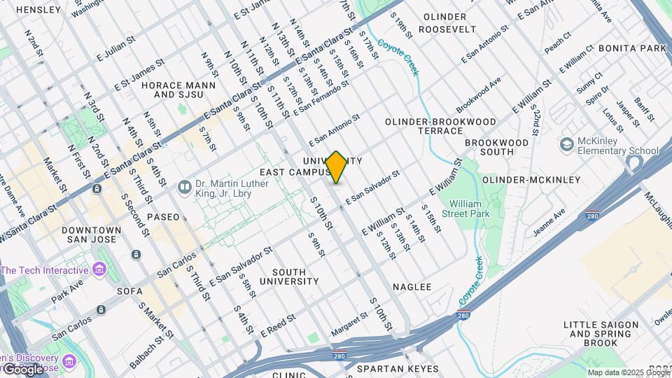 348 S 11th St Mapa y Detalles de la Ubicación