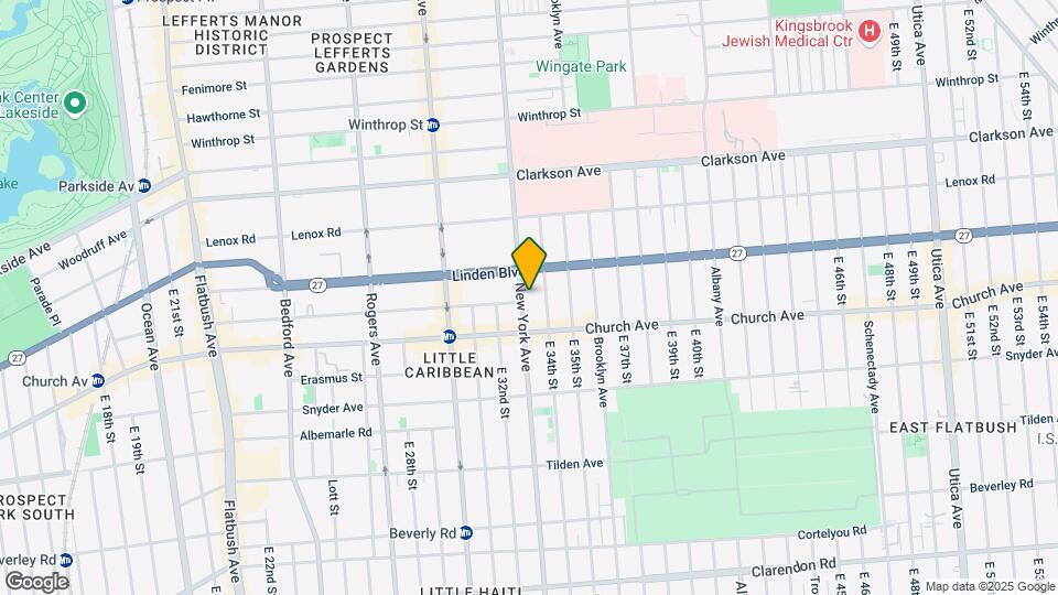 881 New York Ave Map and Location Details
