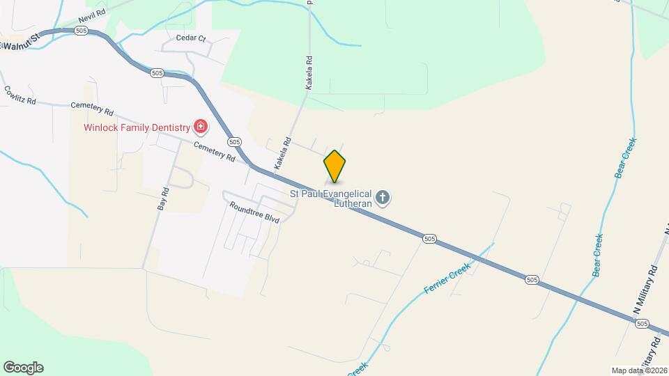 1002 Peach Rd Map and Location Details