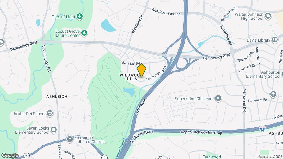 10001 Woodhill Rd Map and Location Details