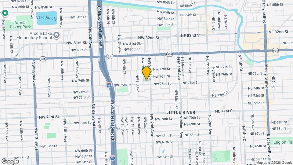 221 NW 75th St Map and Location Details