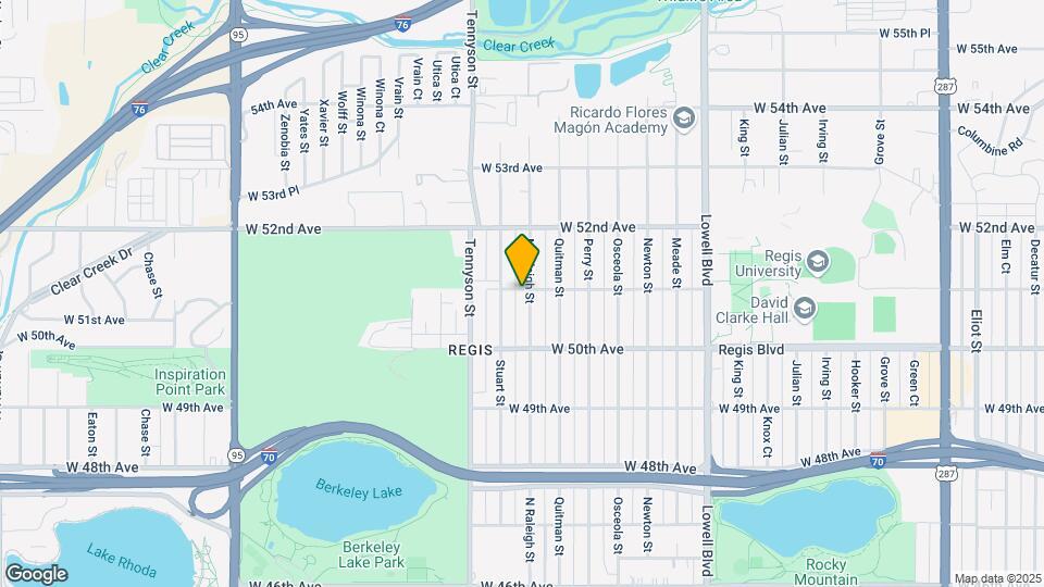 4200 W 51st Ave Map and Location Details