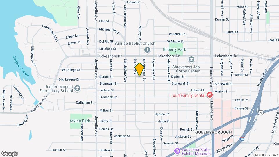3323 Darien St Map and Location Details