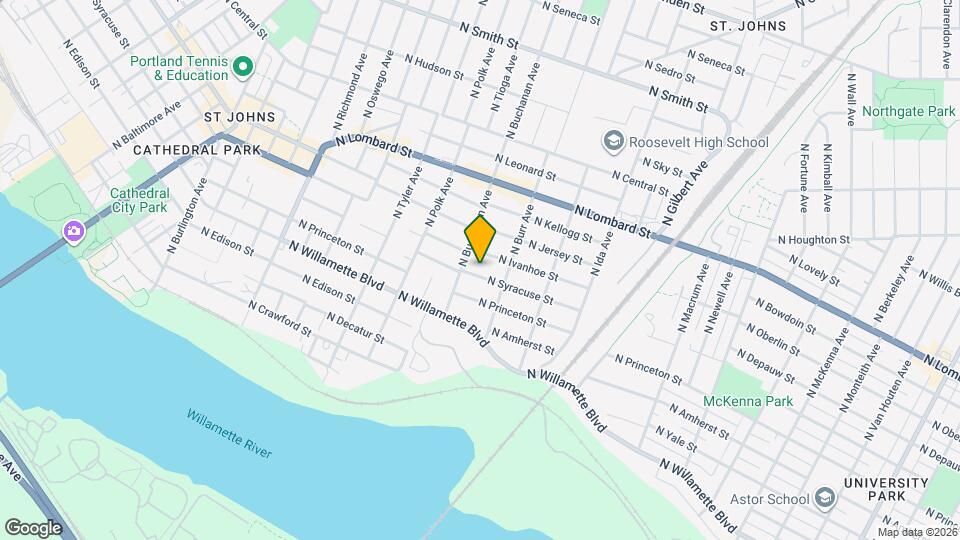 7411 N Syracuse St Map and Location Details