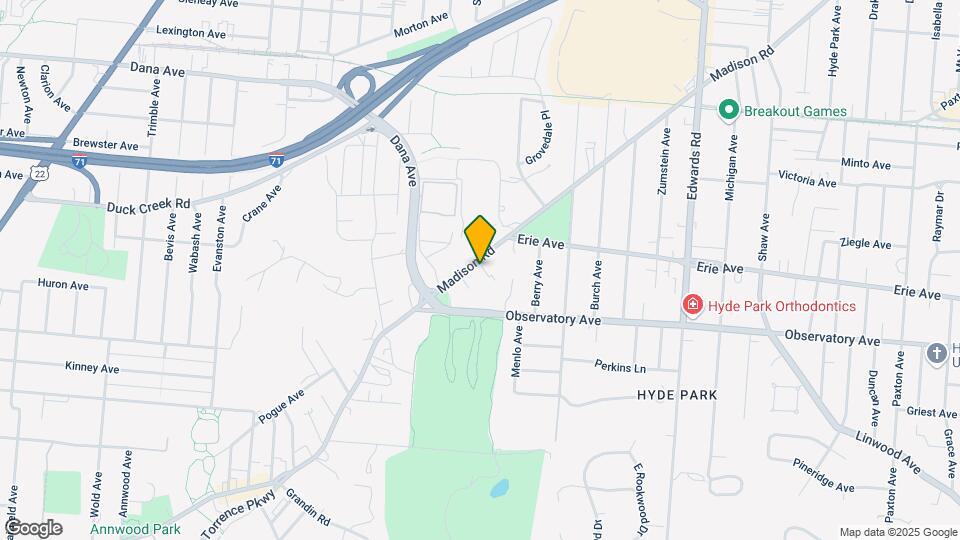 2461-2463 Madison Rd Map and Location Details