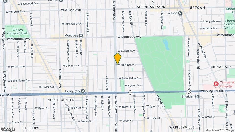 4159 N Ashland Ave, Unit 1 Map and Location Details