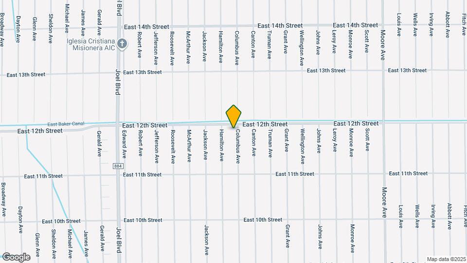 1123 Columbus Ave Mapa y Detalles de la Ubicación