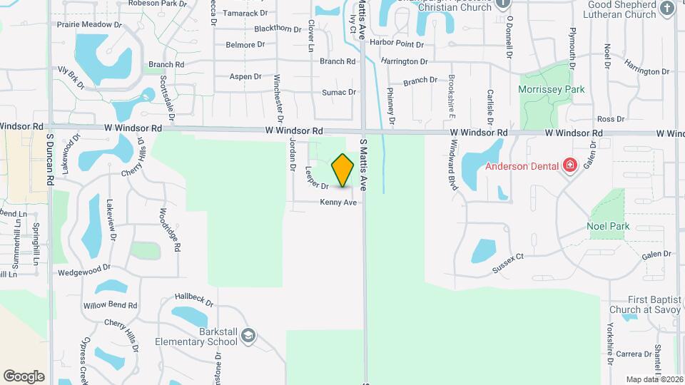 2525 Leeper Dr Map and Location Details