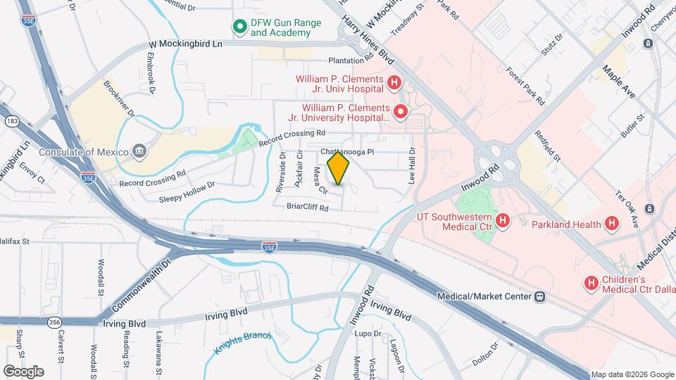 5508 Mesa Cir Map and Location Details