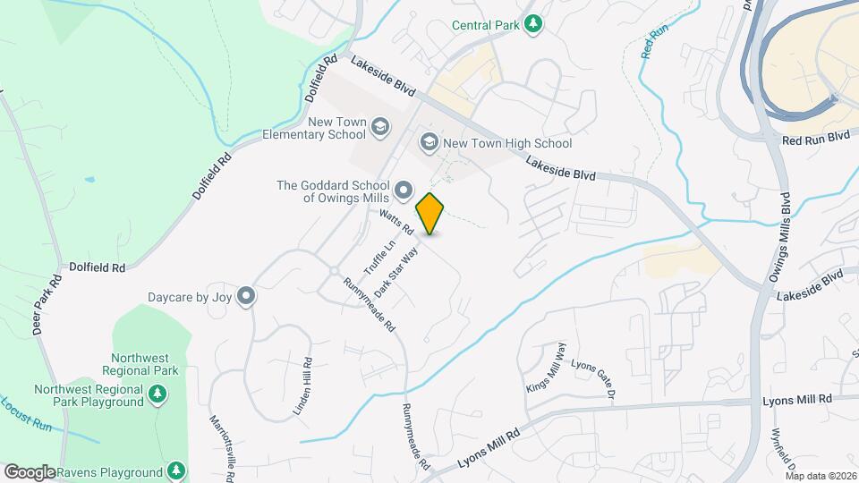 9616 Watts Rd Map and Location Details