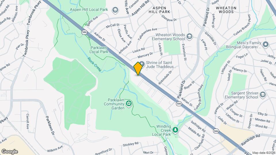 12702 Veirs Mill Rd Map and Location Details