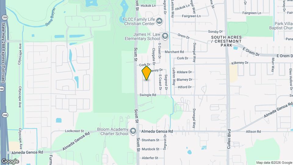 12906 Southspring Dr Map and Location Details