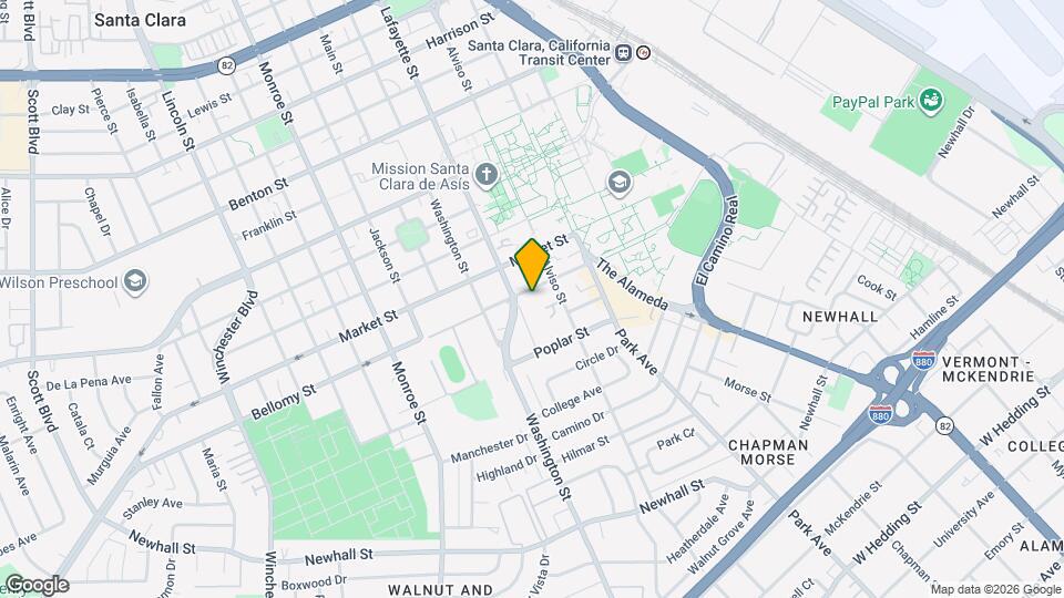 850 Bellomy St Map and Location Details