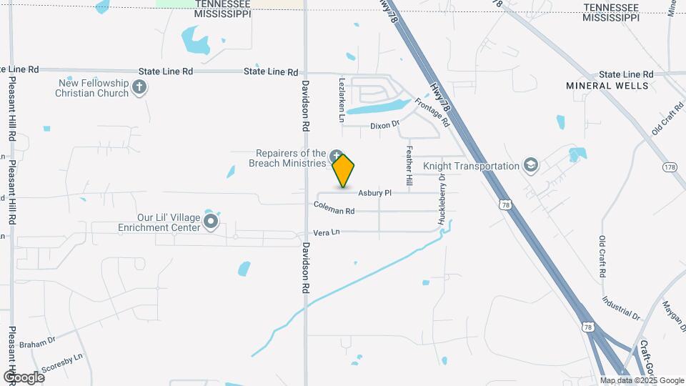 6454 Asbury Pl Mapa y Detalles de la Ubicación