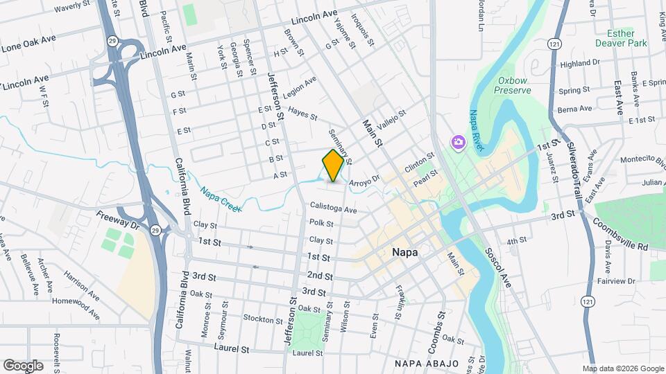 1440 Center St Map and Location Details