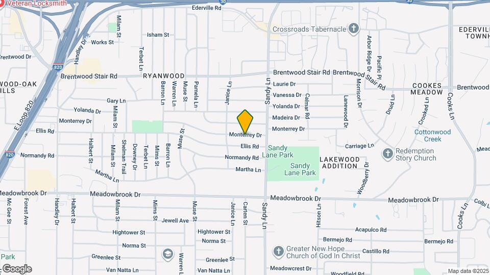 7320 Monterrey Dr Map and Location Details